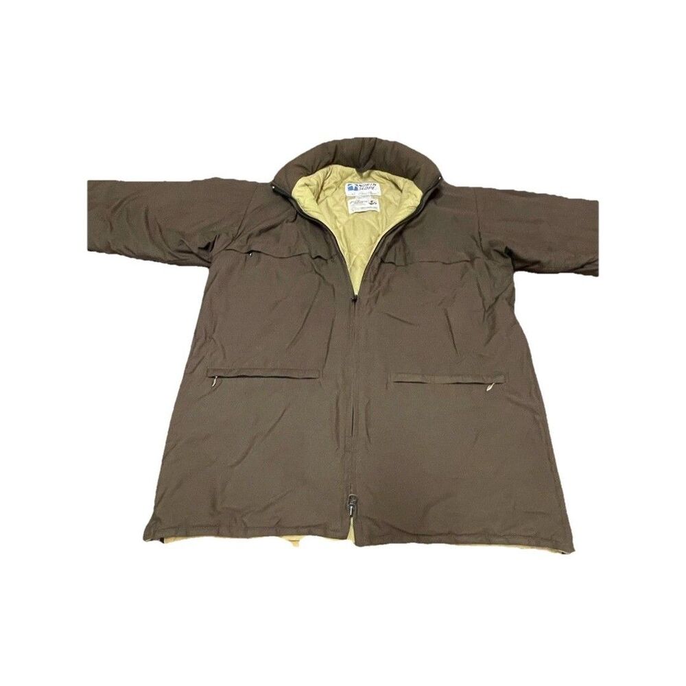 Vintage Eddie Bauer Puffer Jacket Size Medium North Slope Quilted Wildlife Barn